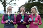 From left to right: Annabelle Grady, Samantha Johnson and Robyn Lanceley, Rotherham Harriers winners of the Northern Cross Country Relays. Photo: David T. Hewitson/Sports for All Pics